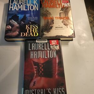 Laurell K Hamilton Lot of 3 Hardcovers with DJ